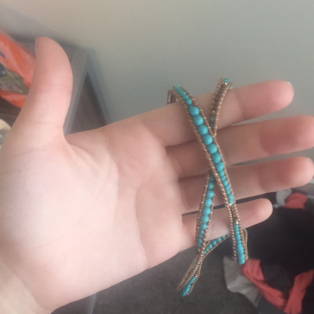 Wrap necklace/bracelet!! It is very versatile